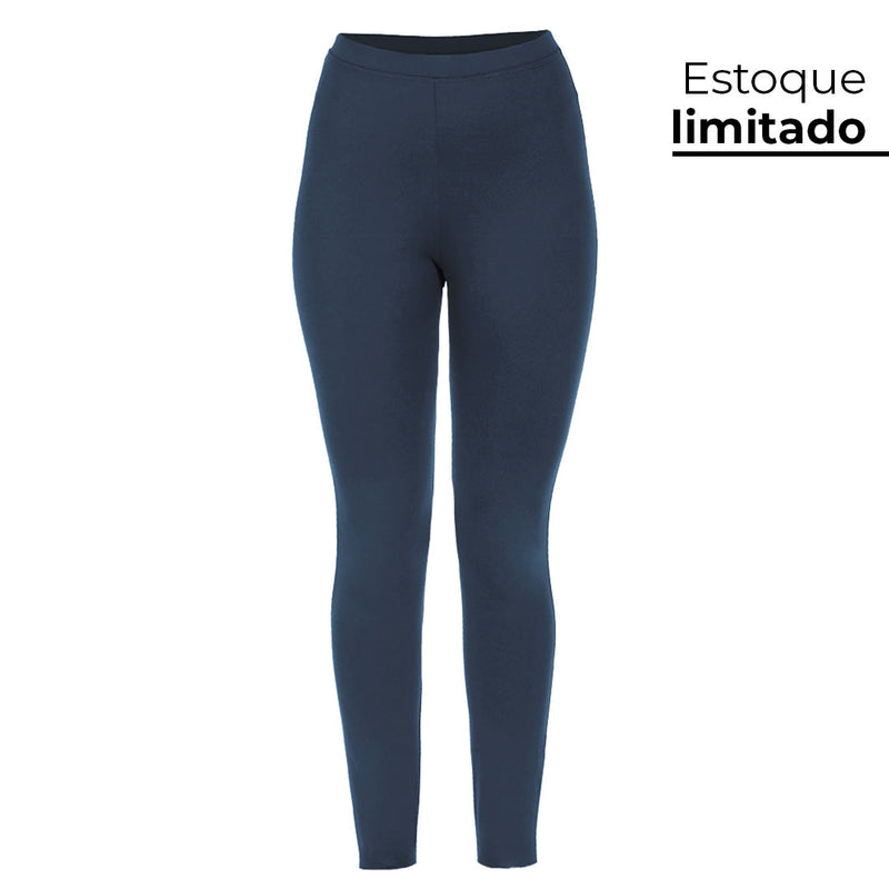 Legging Anticelulite Invel® Básica Suave Compressão (1-2 dedos acima umbigo)