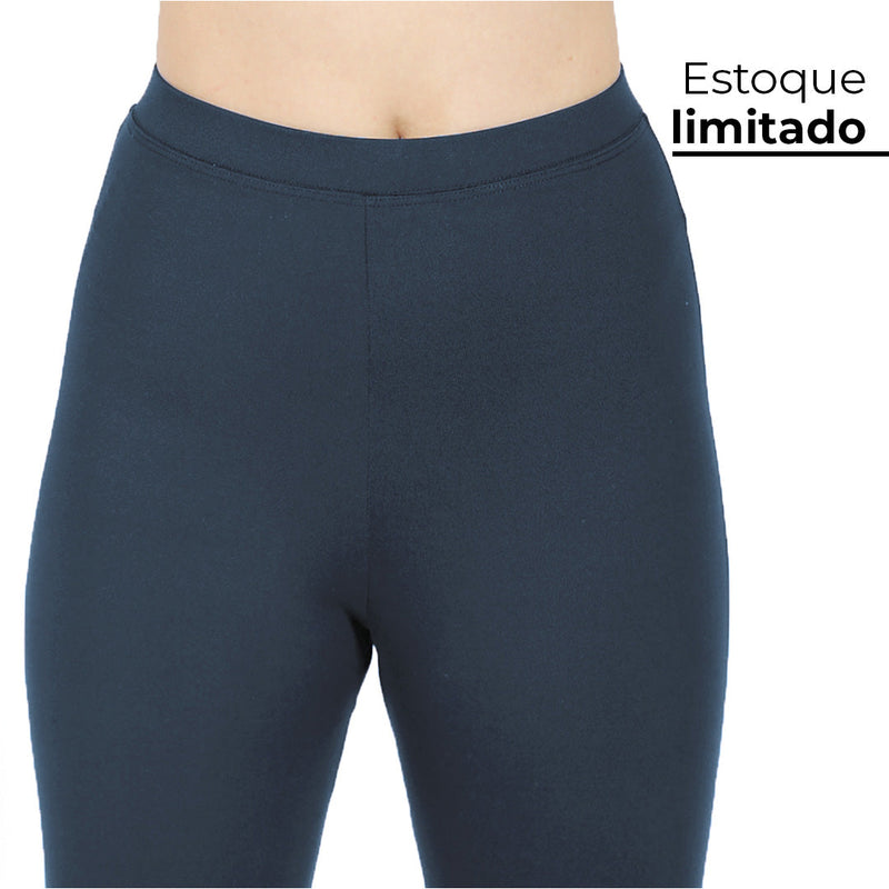 Legging Anticelulite Invel® Básica Suave Compressão (1-2 dedos acima umbigo)