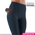 Legging Anticelulite Invel® Básica Suave Compressão (1-2 dedos acima umbigo)