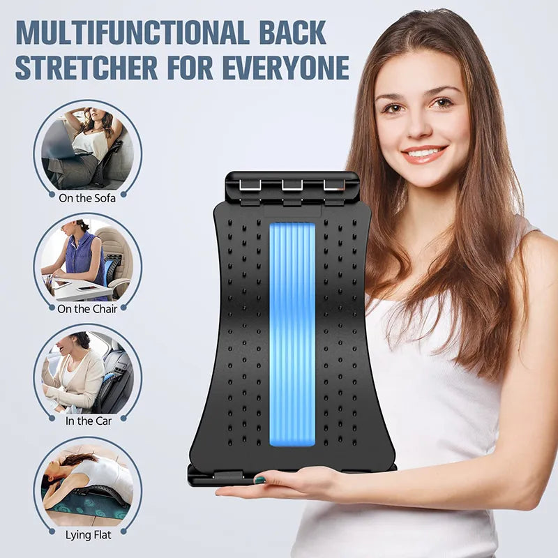 Massageador Ajustável - Multi-Nível - Alívio Personalizado para Maca Traseira, Cintura, Pescoço e Muito Mais!